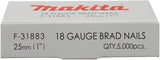 Makita accessoires brad 25mm 1,0x1,2mm - f-31883