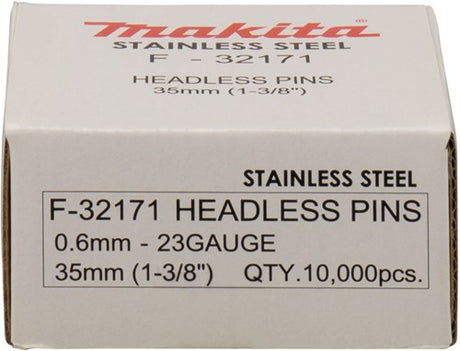 Makita accessoires pin vk 35mm rvs - f-32171