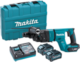 Makita hr007gm201 accu combihamer | 40 v max | sds-plus | 2 x 4,0 ah accu + snellader | in kunststof koffer