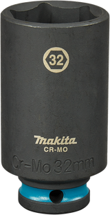 Makita krachtdop impact black, 1 2 32mm lang - e-16558
