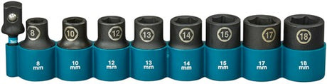 Makita krachtdopset impact black, 1 2 9-dlg - e-16645