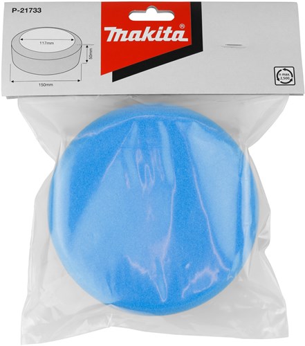 Makita accessoires inpoetsschijf blauw - p-21733