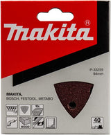 Makita accessoires schuurvel 3-k k40 red v. - p-33255