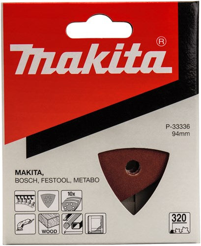 Makita accessoires schuurvel 3-k k320 red v. - p-33336