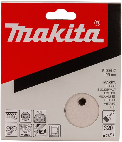Makita accessoires schuurschijf k320 125 white v. - p-33417