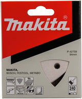 Makita accessoires schuurvel 3-k k240 white v. - p-42759