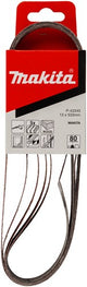 Makita accessoires makita p-43343 schuurband red - schuurband powervijl - schuurband stripschuurmachine - k80 - 13 x 533mm (5st)
