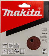 Makita accessoires makita p-43555 schuurschijf red v. 125mm. k80 ve=10