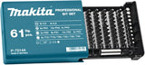 Makita accessoires makita p-70144 schroefbitset 61-delig