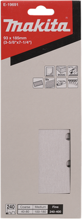 Makita accessoires makita schuurvel 185x93 k240 vlc whi. - e-19691