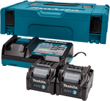Makita 191v27-4 | xgt startset 40v max in mbox1 (2x 2.5ah bl4025 accu + dc40rc lader) - 191v27-4