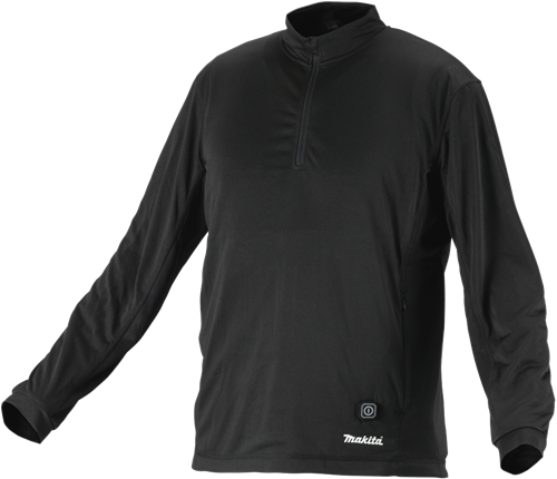 Makita verwarmd ondershirt met rits s - dcx201as