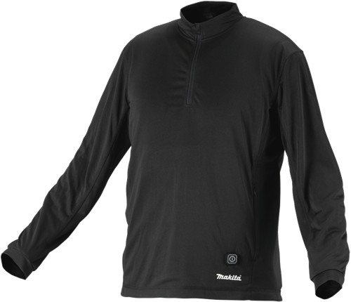 Makita verwarmd ondershirt met rits xl - dcx201cxl