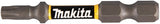 Makita accessoires makita xtt slagschroefbit lengte 50mm opname 1 4 bit maat t25