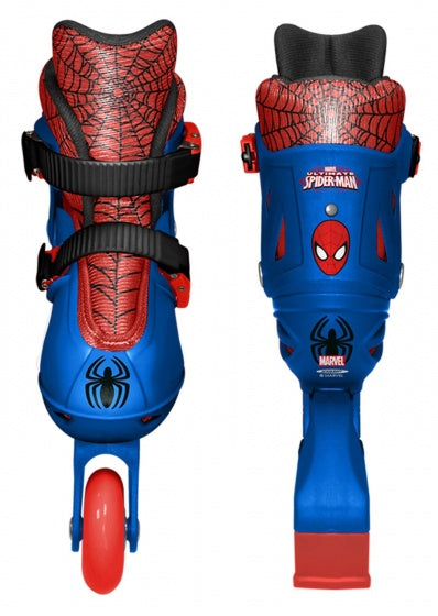 Marvel Spider-Man inlineskates hardboot rood blauw maat 30-33