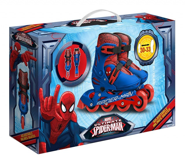 Marvel Spider-Man inlineskates hardboot rood blauw maat 30-33