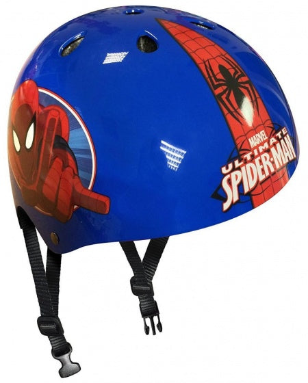 Marvel Spider-Man Skatehelm Blauw Rood maat 54 60 cm