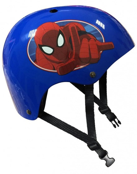 Marvel Spider-Man Skatehelm Blauw Rood maat 54 60 cm