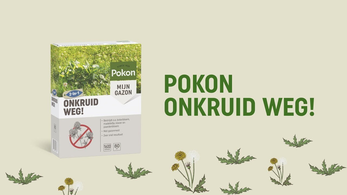 Pokon producten onkruid weg 5kg 250 m2