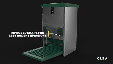 Olba producten automatische voerbak trapbak 20kg