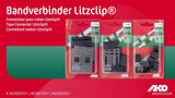 Ako producten lintverbinder litzclip rvs 20mm 5 stuks