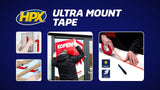 Hpx producten dubbelzijdig tape ultra mount transparant 19mm x 50m