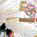 Ranger ink ranger • dina wakley media typed ledgers set 2 12sheets