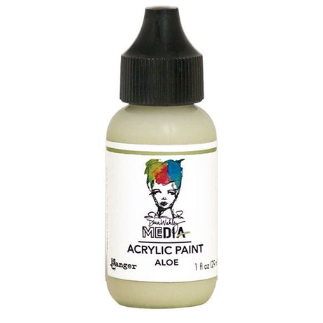 Ranger ink ranger • dina wakley media heavy body acrylic paint aloe