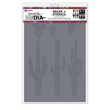 Ranger ink ranger • dina wakley media stencil cactus masks