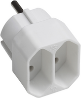 Meister euro-adapter 2v wit - wu7423210