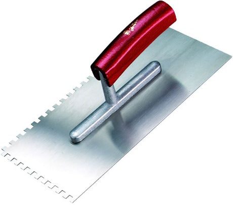 Melkmeisje plakspaan 2-zijden 8mm getand 280x130 - mm322808