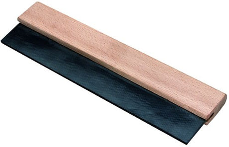 Melkmeisje tegelwasser rubber, houten greep 200 mm - mm611200