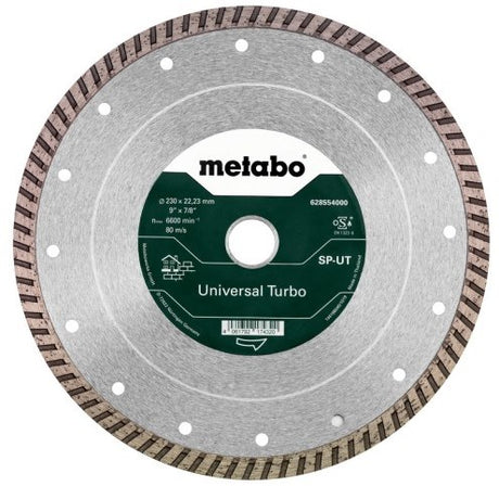 Metabo accessoires diamant slijpschijf | ø 230x22,23mm | sp-ut | universal turbo sp - 628554000