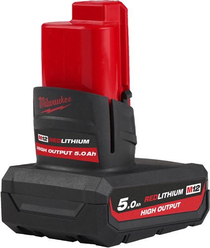 Milwaukee m12 hb5 accu high output™ 12v 5.0ah - 4932480165