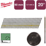 Milwaukee accessoires nagels ronde kop 20° 90mm rs b sc1 | 1.750 stuks - 4932492590