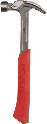 Milwaukee accessoires stalen gebogen klauwhamer 20oz 450g - 4932478656