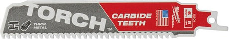 Milwaukee accessoires milwaukee heavy duty torch™ carbide tanden | tct torch 150mm x 8 tpi | 1 pc - 48475201