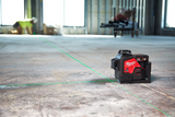 Milwaukee m12 3pl-401c kruislijnlaser | met 3 groene 360° laser cirkels | 12v | 1x 4.0ah | li-ion - 4933478102