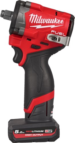 Milwaukee m12 fciwf12g3-502x compacte accu slagmoersleutel | 1 2 | frictiering (2x 5.0ah accu) - 4933493455