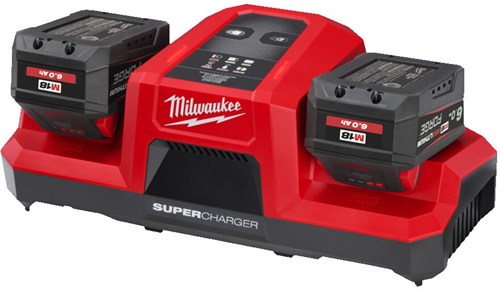 Milwaukee m18dbsc | m18 dual bay super lader in2 - 4932492531