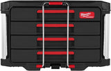 Milwaukee packout 4 drawer tool box packout™ box 4 lades 363 x 564 x 414 - 4932493189
