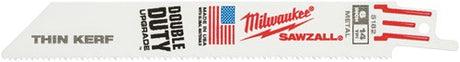 Milwaukee accessoires milwaukee reciprozaagbladen | thin kerf | metaal | 150mm x 14 tpi | 5 stuks - 48475182