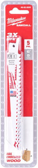 Milwaukee accessoires milwaukee sloopzaagbladen | thin kerf | hout met spijkers | 150mm x 5 tpi | 5 stuks - 48475035