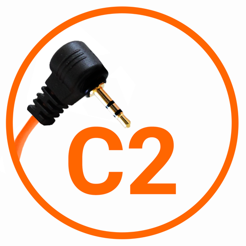 Miocs Camera Verbindung Kabel Canon C2 Orange