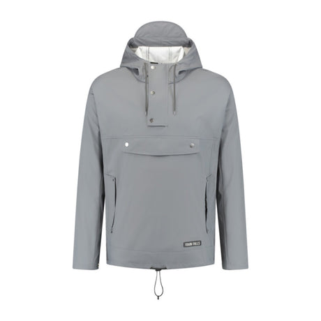 Mirage regenjas rainfall closed jacket - maat l - gemaakt van polyester soft touch - earl grey
