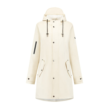 Mirage regenjas rainfall trenchcoat - maat xl - gemaakt van polyester soft touch - off white