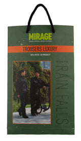 Regenbroek Mirage Luxury Zwart - Maat L