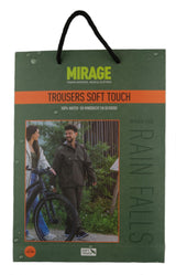 Mirage regenbroek rainfall trouser soft touch - maat xl - earl grey