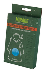 Mirage Wegwerp regen poncho one size