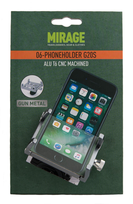 Mirage Telefoonhouder G20 aluminium grijs